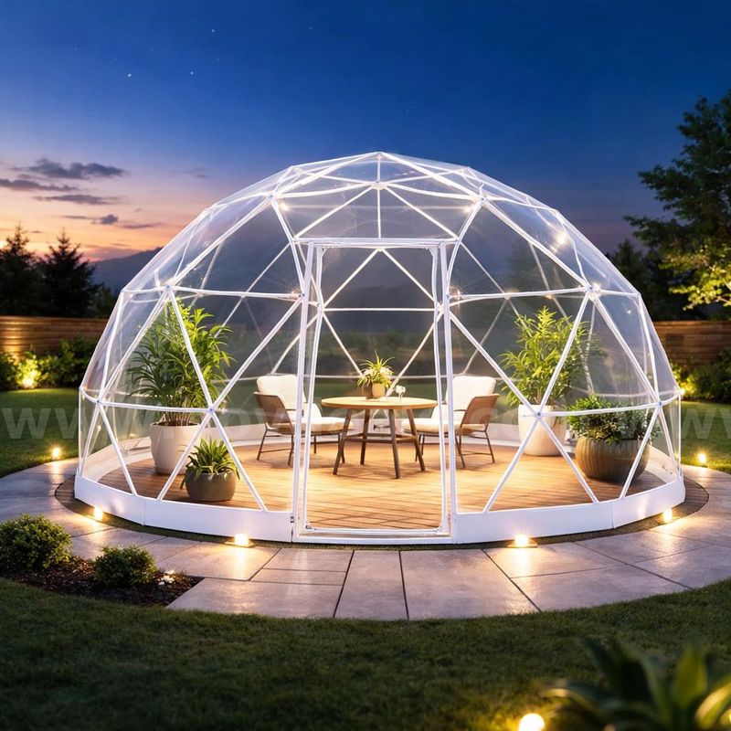 FREE SHIPPING - NEW 12FT Geodesic Garden Dome Tent Greenhouse w/ PVC Cover