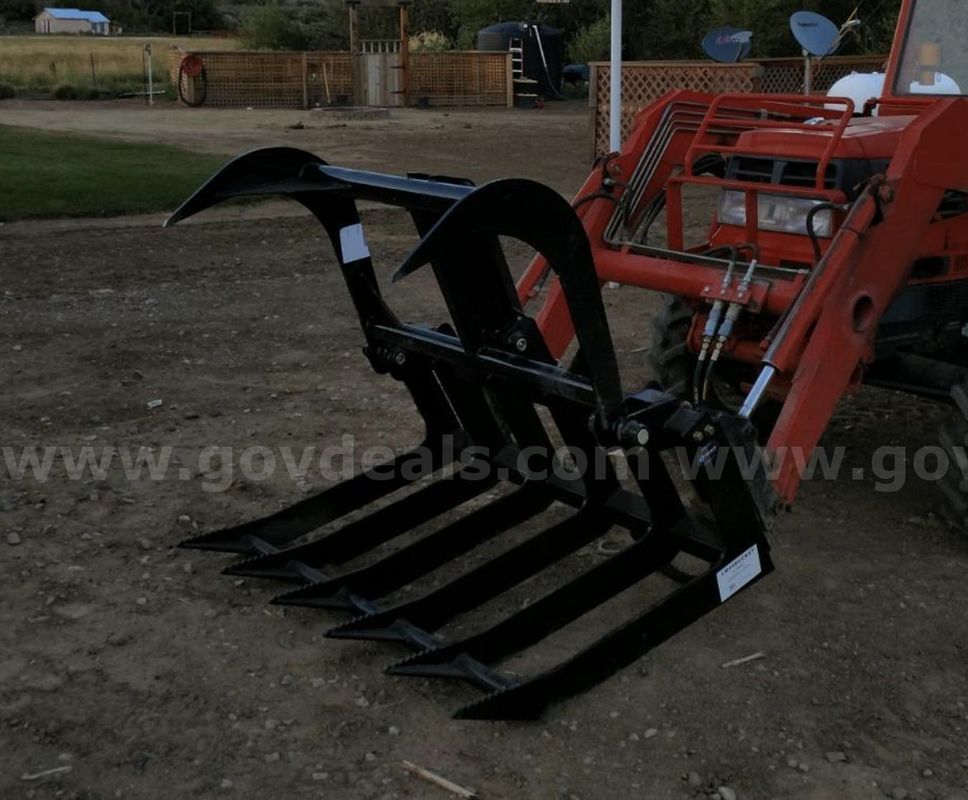 FREE SHIPPING New 48" Root Grapple Bucket Universal SSQA 3000 PSI Hydraulic Cylinder