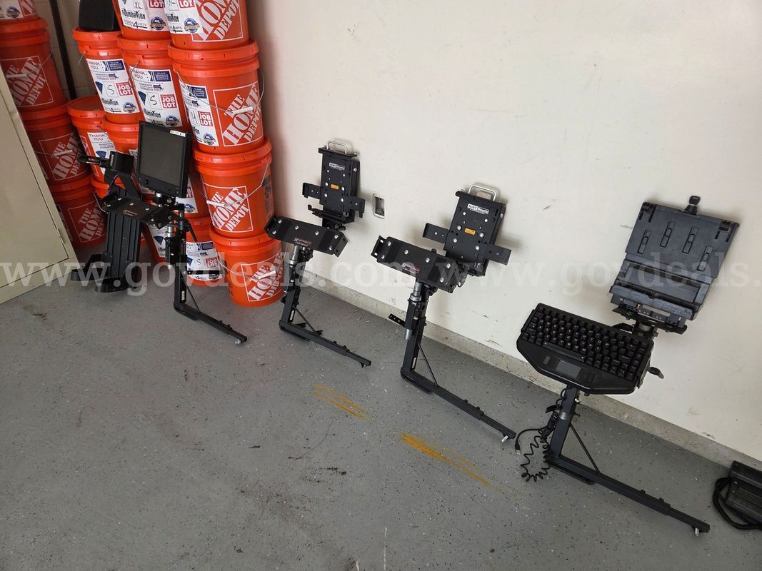 HINT Mounts Police Vehicle Computer & Equipment Mounting Systems — Lot of 4