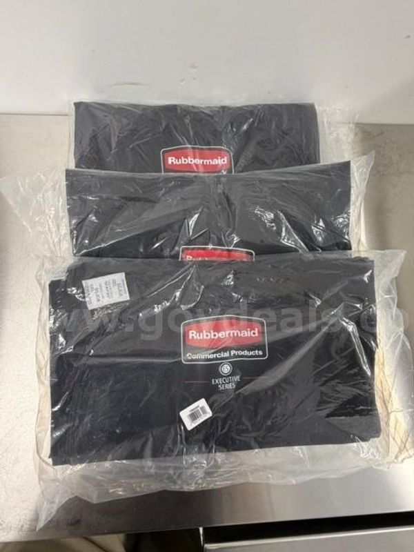 Lot of 3 Rubbermaid Canvas Housekeeping Cart Bags (New, Unused)