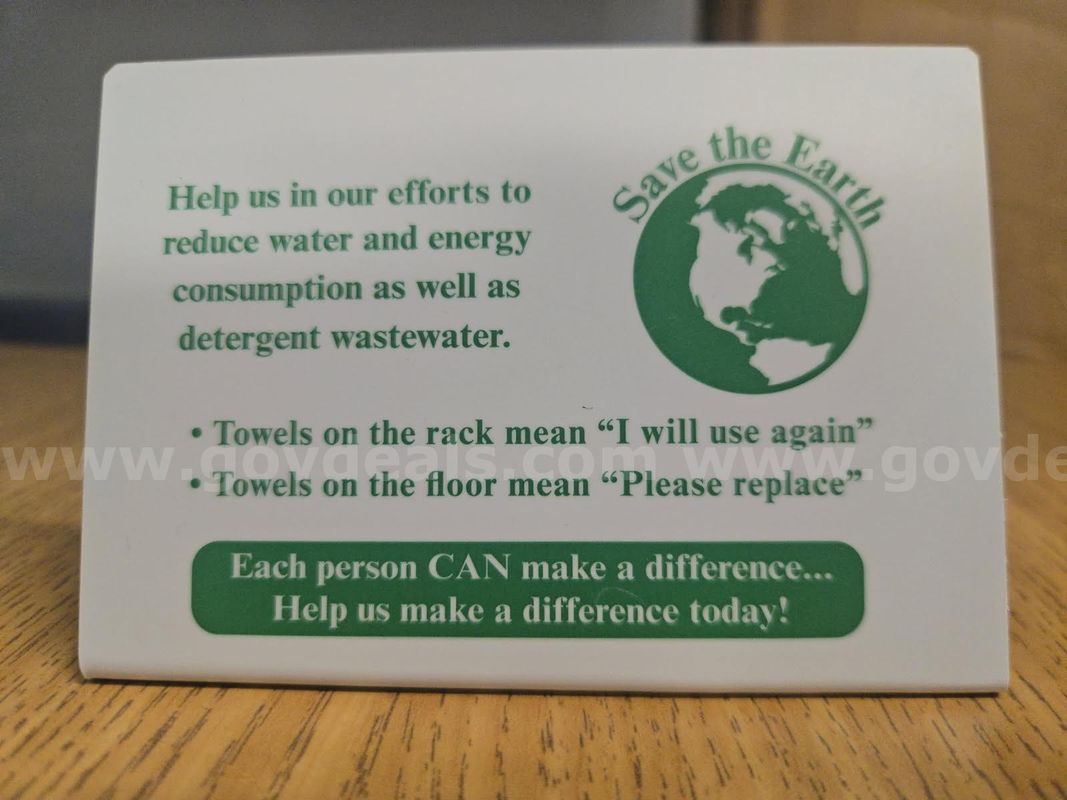Lot of 526 “Save the Earth” Water Conservation Signs