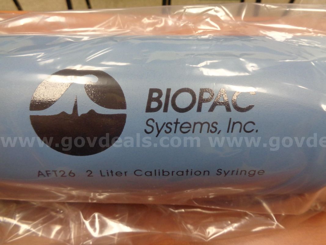 BIOPAC SYSTEMS - AFT 26, 2 Liter Calibration Syringe