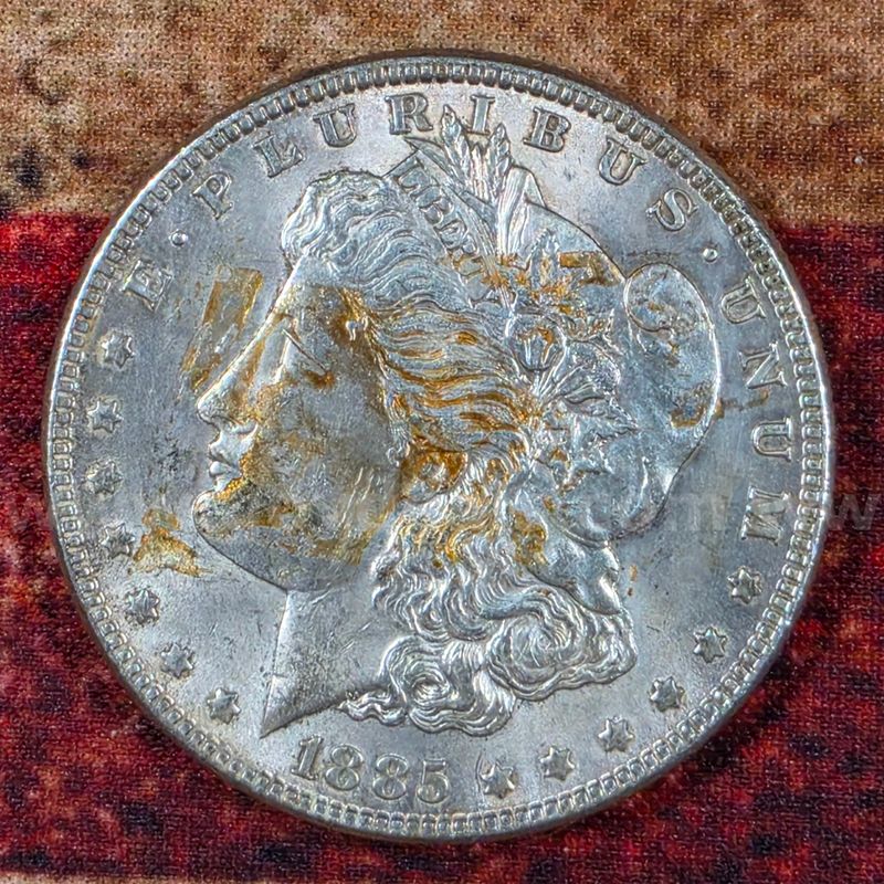 Beautiful Silver Morgan Dollar 1885