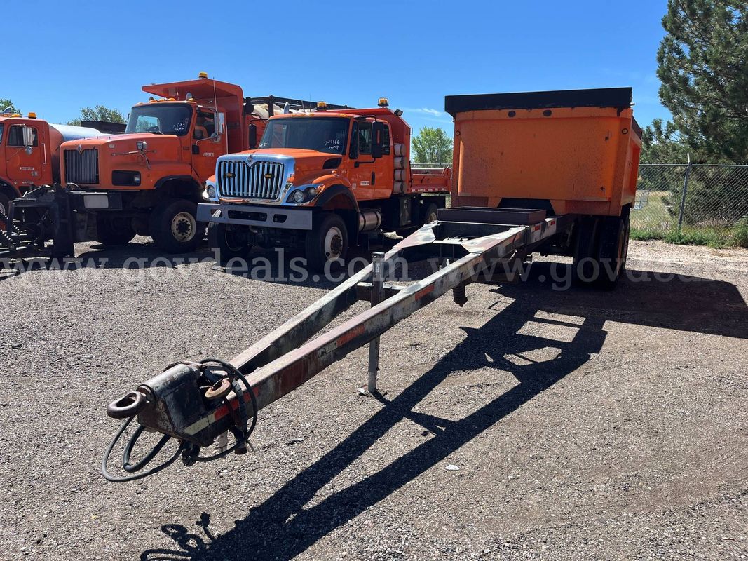 1998 SEI PUP trailer with dump bed