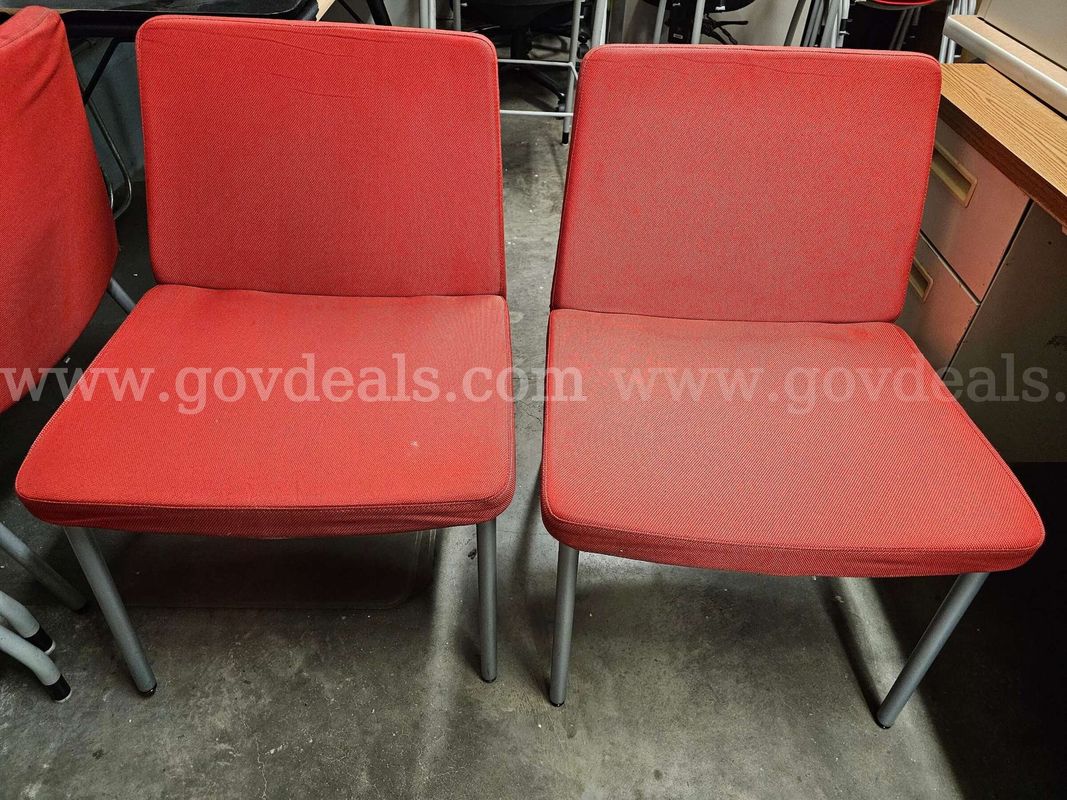 Set of 2 Red Chairs