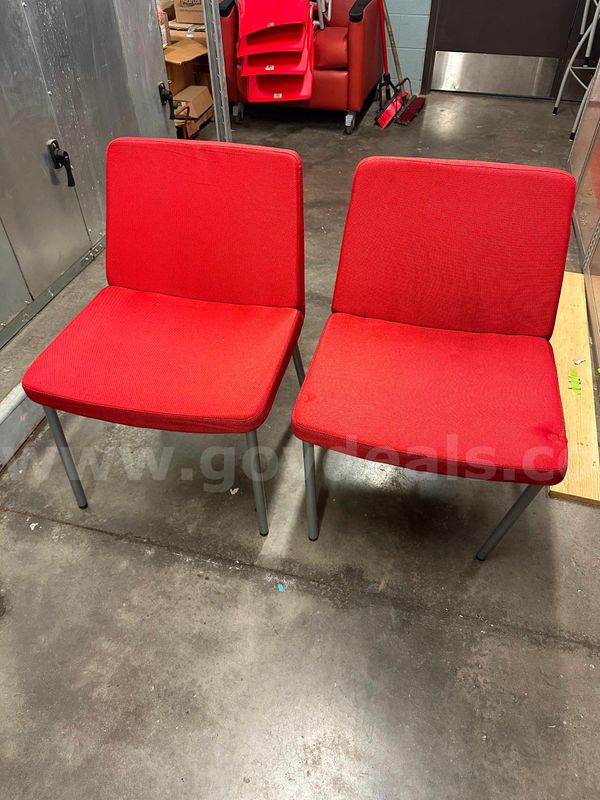 Set of 2 Red Chairs