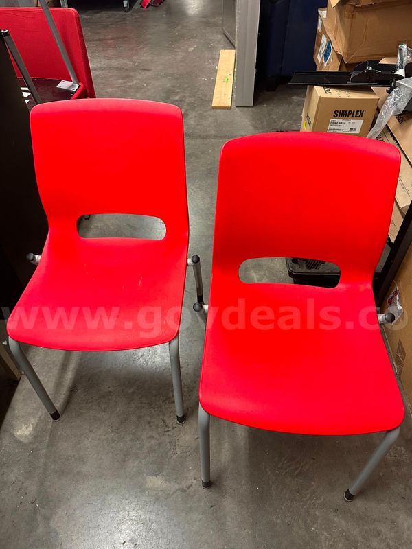 Red Chairs-Set of Two