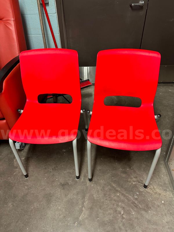 Red Chairs-Set of Two