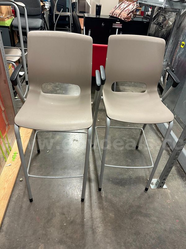 Tall Beige Chairs-Set of Two