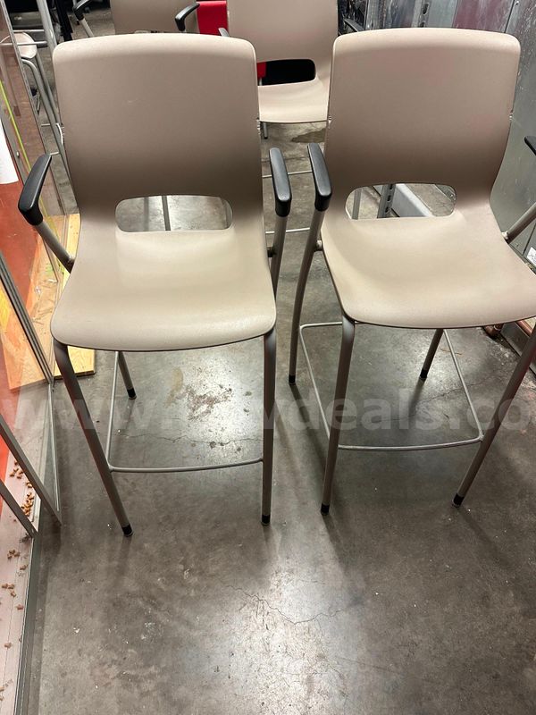 Tall Beige Chairs-Set of Two