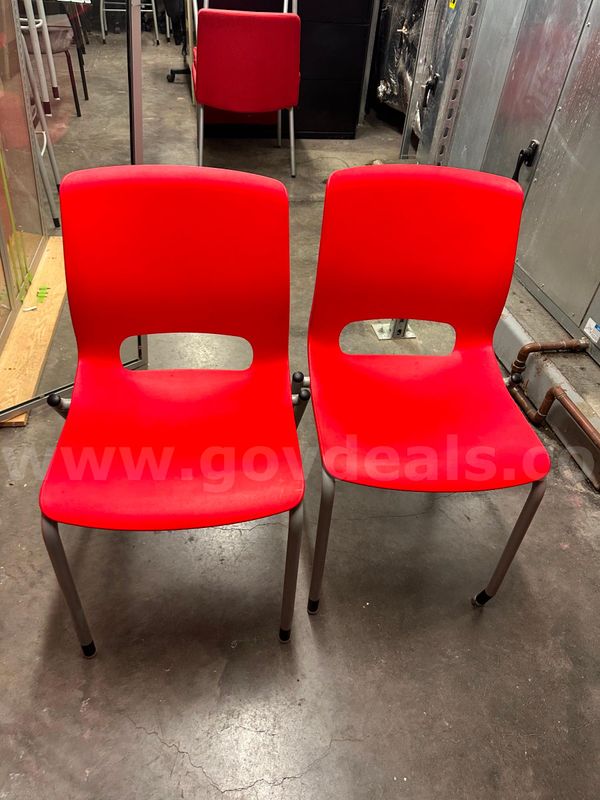 Red Chairs-Set of Two