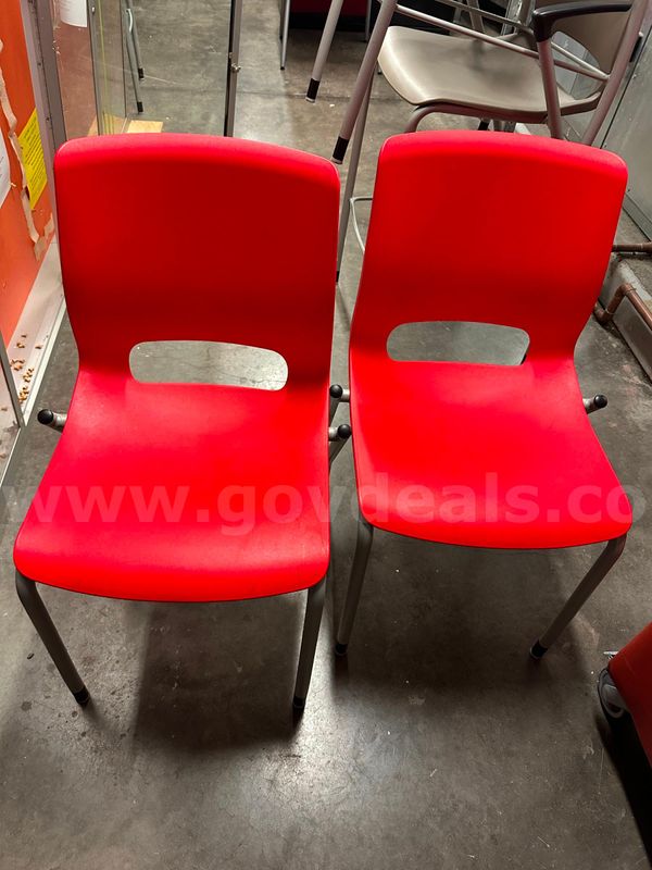 Red Chairs-Set of Two