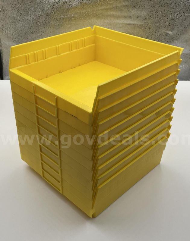 Lot of 10 Organizational Tray Bins