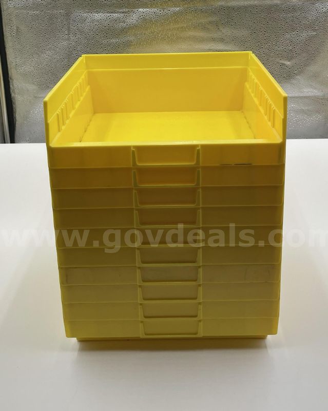 Lot of 10 Organizational Tray Bins