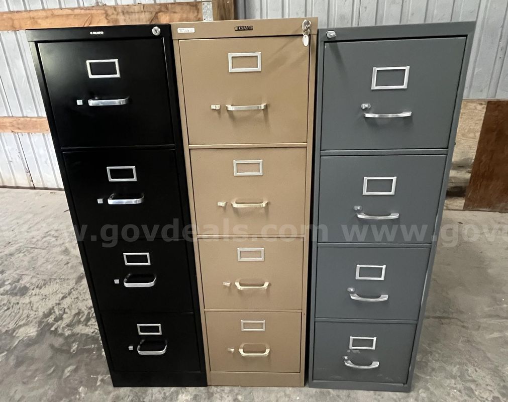 Lot of 3 File Cabinets