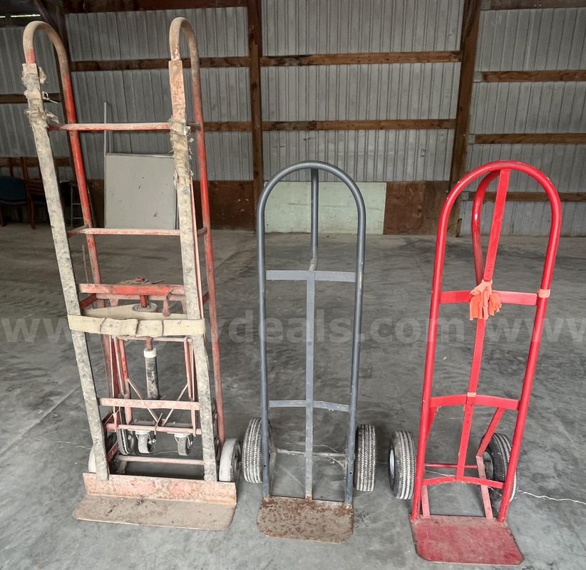 Lot of 3 Hand Trucks
