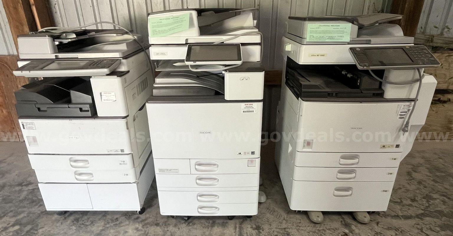 Lot of 3 Ricoh Copiers