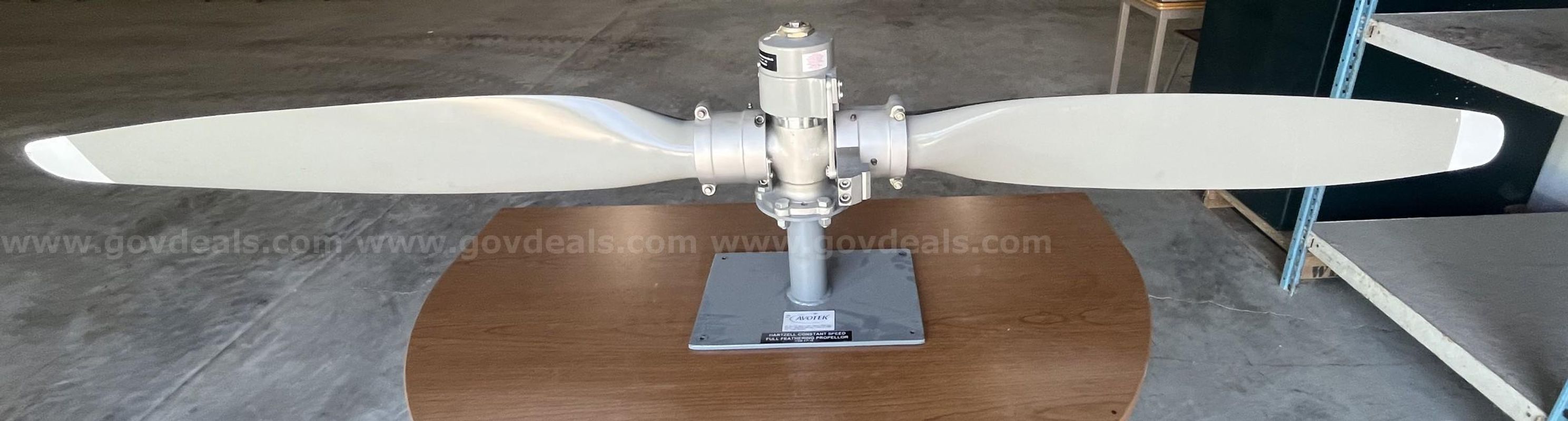 Avotek Hartzell Display Propeller with Stand (28A)