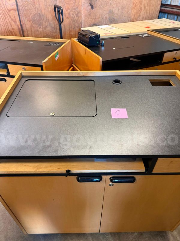 Instructors Lectern and AV Equipment -C Asset 25872