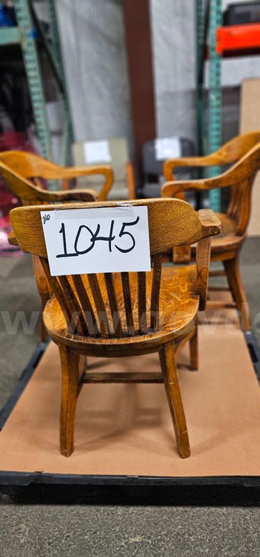 Wooden Chairs x 3