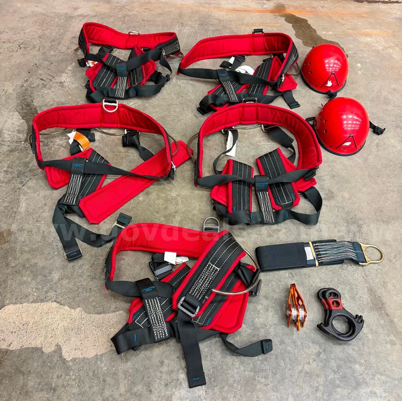 Lot of rope rescue harnesses