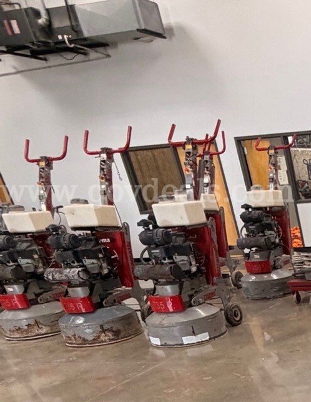 5x Diamatic 735 PRO Concrete Grinder & Polishers