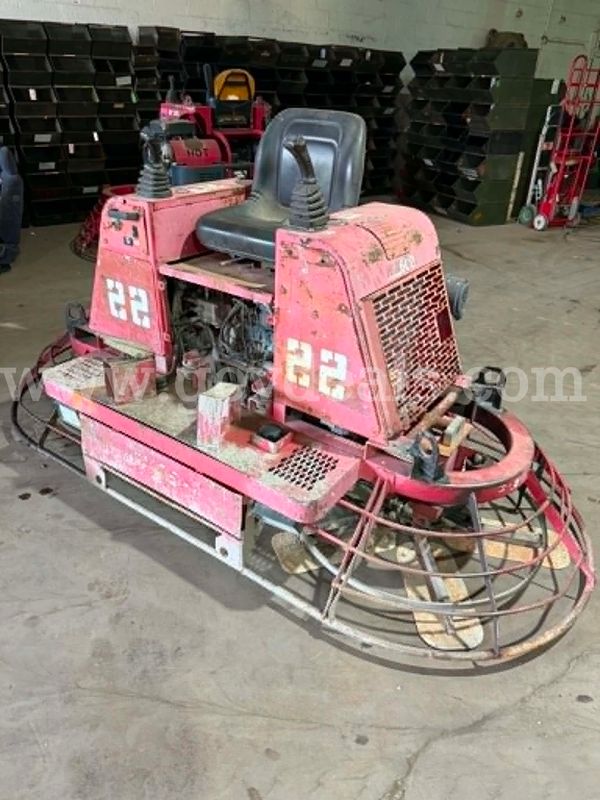 Allen Ride on Diesel concrete finisher