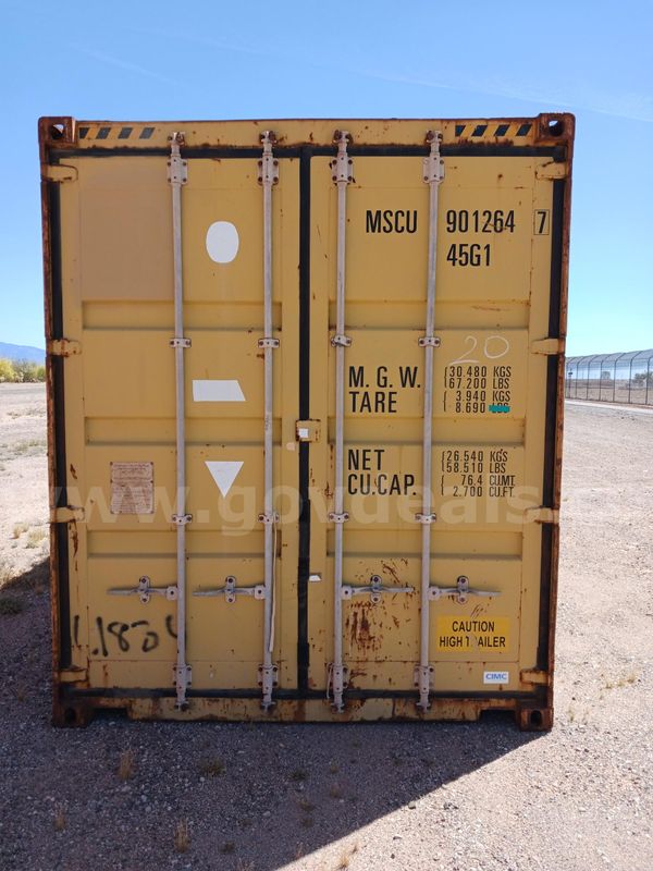 High Cube 40ft Storage / shipping container. #MSCU 901264