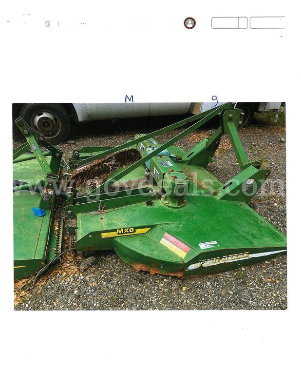 John Deere MX8 8' Rotary Cutter Box