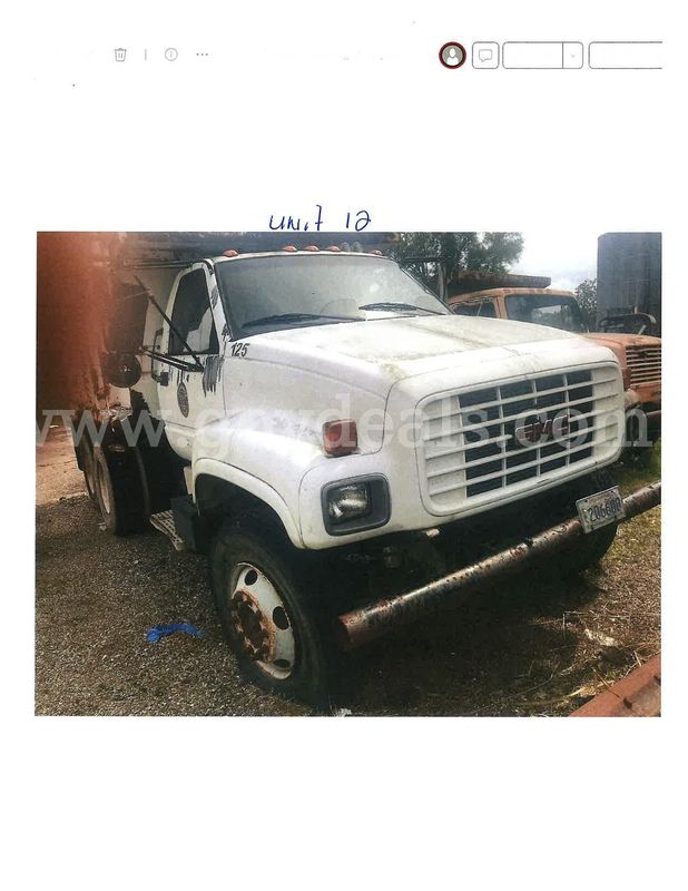 1998 GMC C7H064 Dump Truck