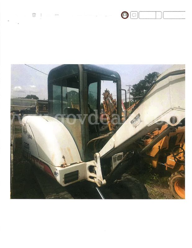 2007 Bobcat 331 Excavator