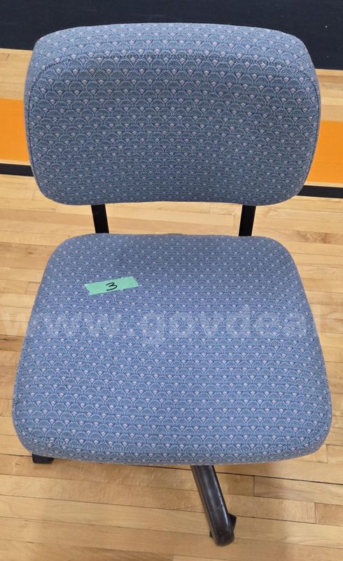Office Chair on Wheels - Blue