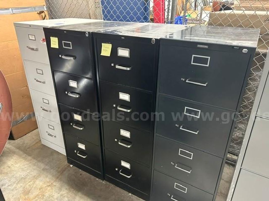 Lot of HON Filing Cabinets