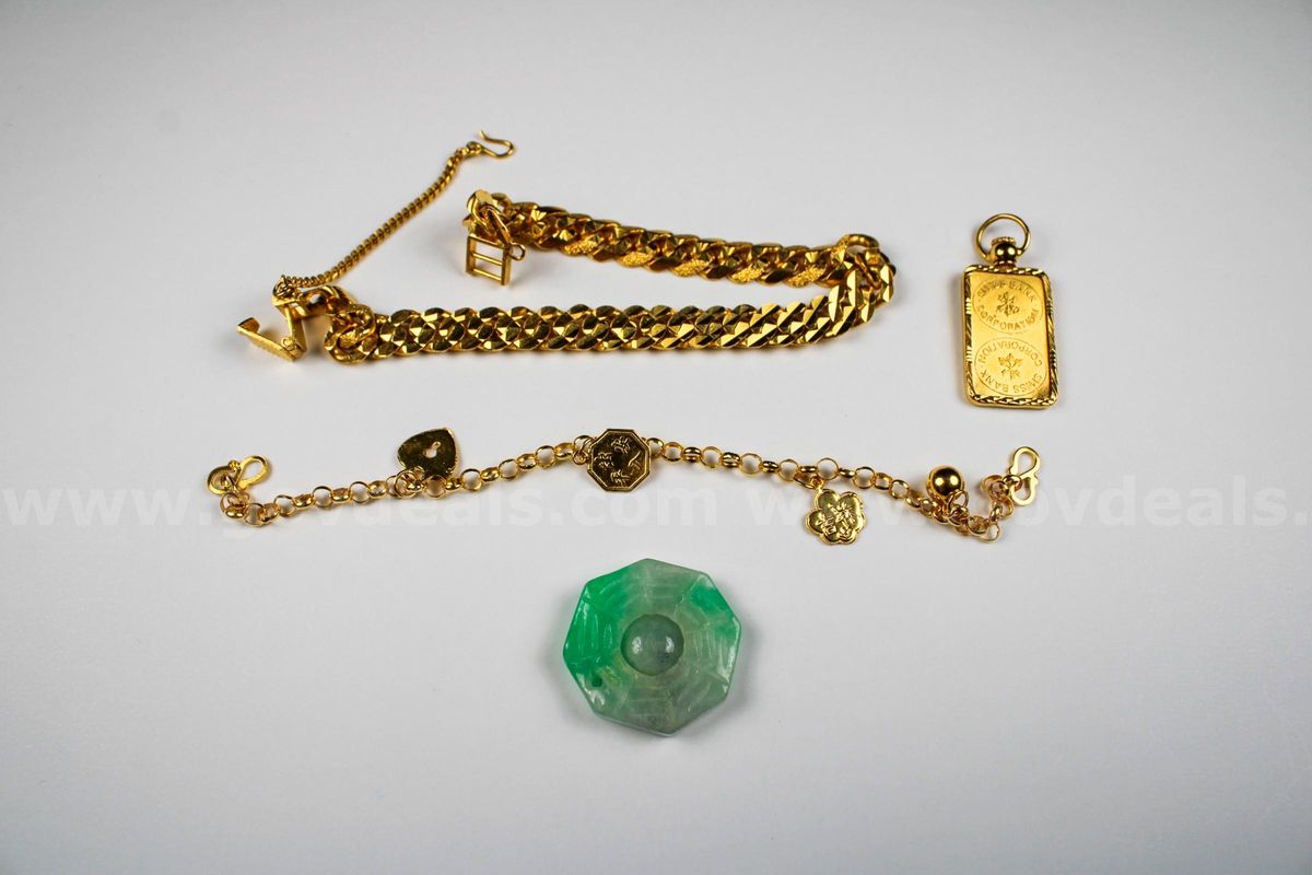 22kt Gold Jewelry Lot