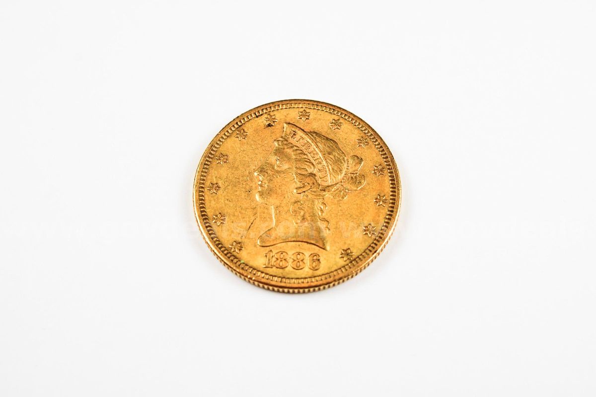 U.S. Eagle $10 Liberty 1886/S Gold Piece