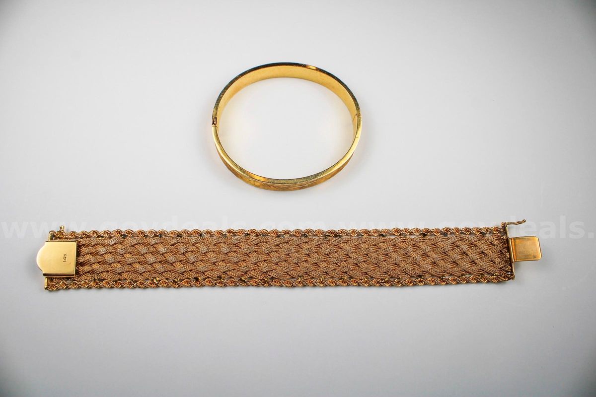 Solid Gold Bracelet Lot