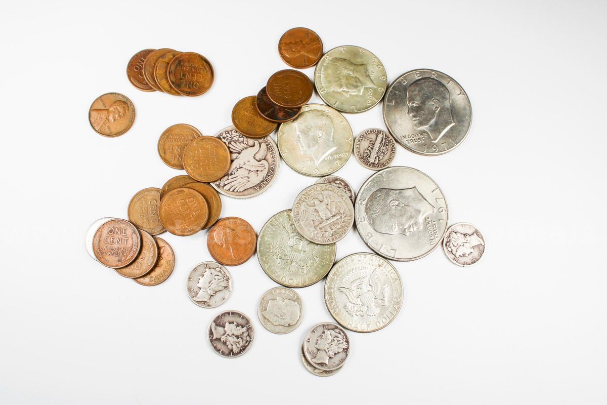 U.S. Coin Silver, U.S. Coins plus Foreign Coin