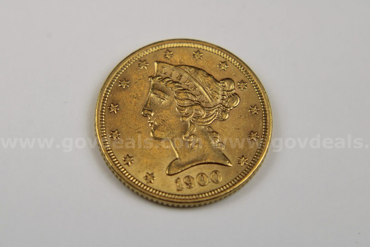 1900 $5 Liberty Gold Piece