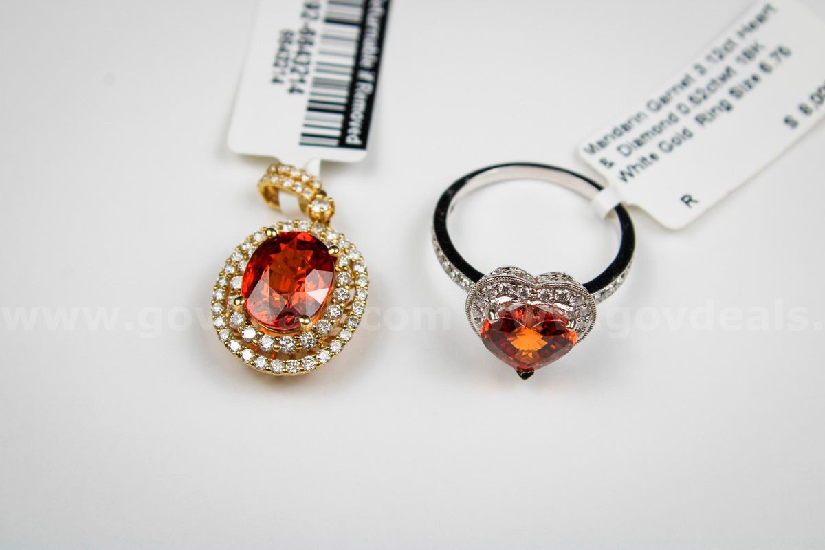 Mandarin Garnet Gold Lot