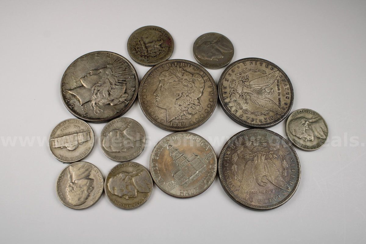 Morgan & Peace Dollar Lot
