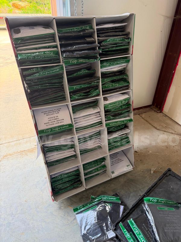 213 brand new shirts
