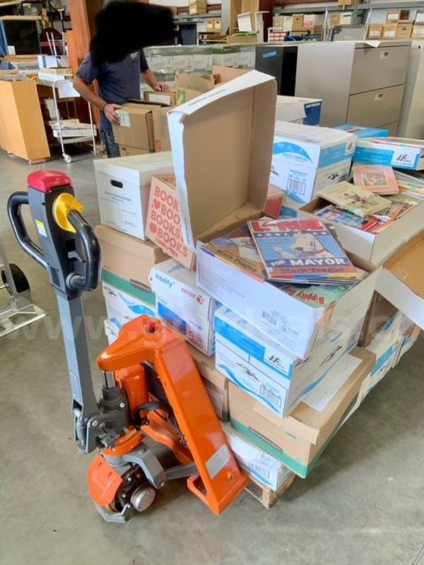 Pallet of Books (Library and Textbooks)