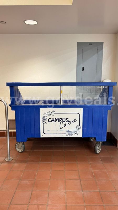 Cambro Kiosk Food Cart Blue C