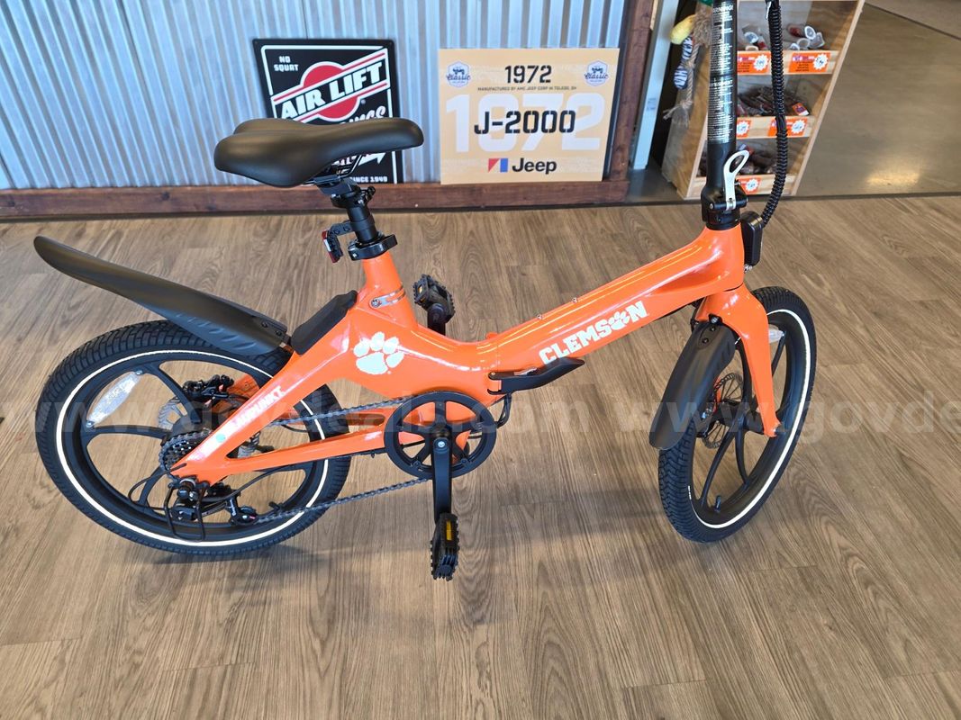 Blaupunkt Foldable Ebike Clemson University Licensed New