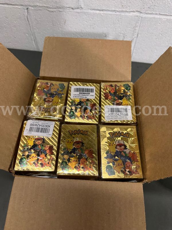 Lot of 30 Gold Foil Pokémon 110 Card Packs-WILL SHIP