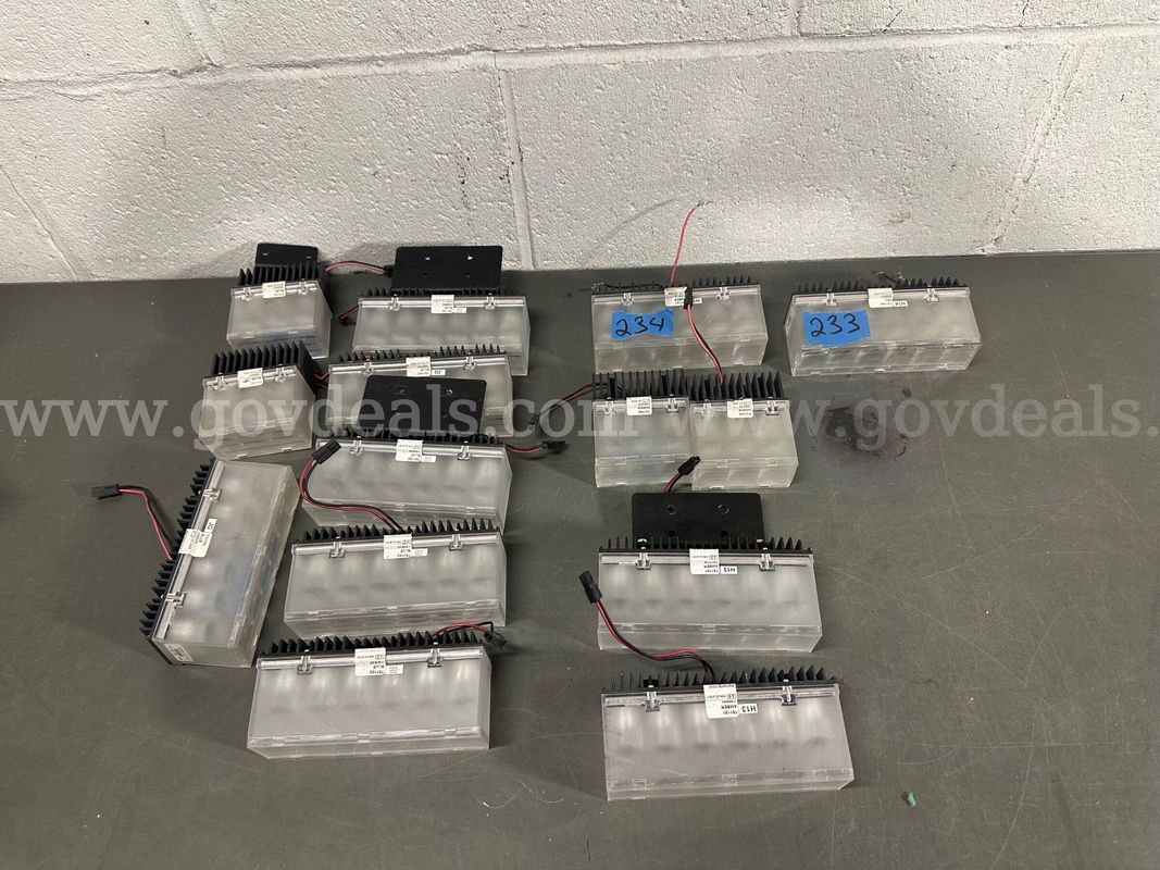 Lot of Code 3 Defender Tri-Core Light Heads-WILL SHIP
