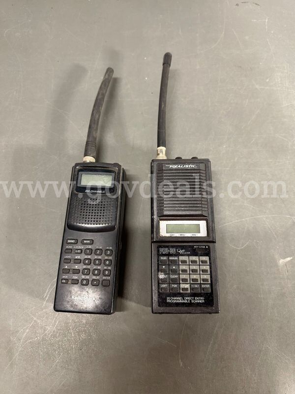 Lot of 2 Fire/Police Scanners-WILL SHIP