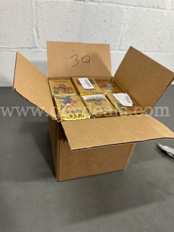 Lot of 30 Gold Foil Pokémon 110 Card Packs-WILL SHIP