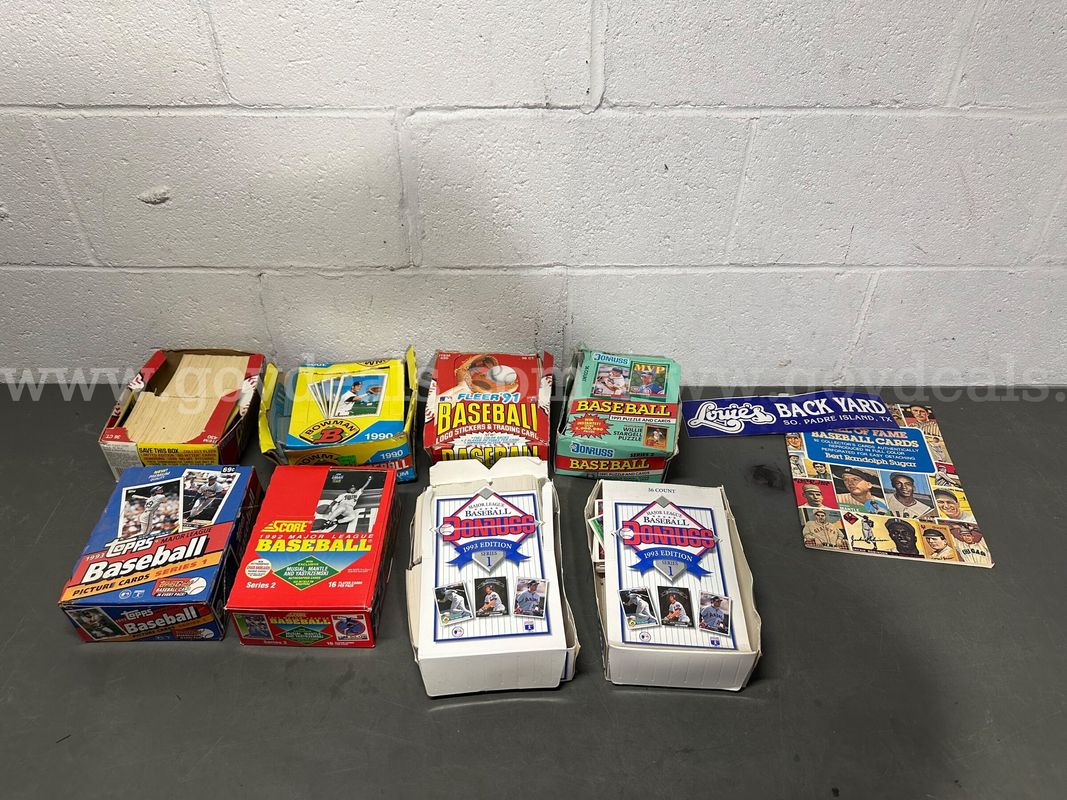 Large Lot of Mixed Baseball Cards-WILL SHIP