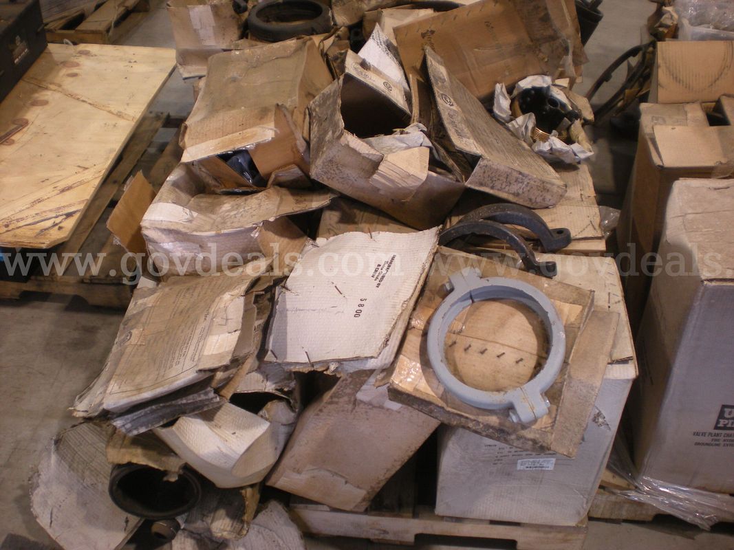 Pallet of Cast Iron Water Pipe Parts #1